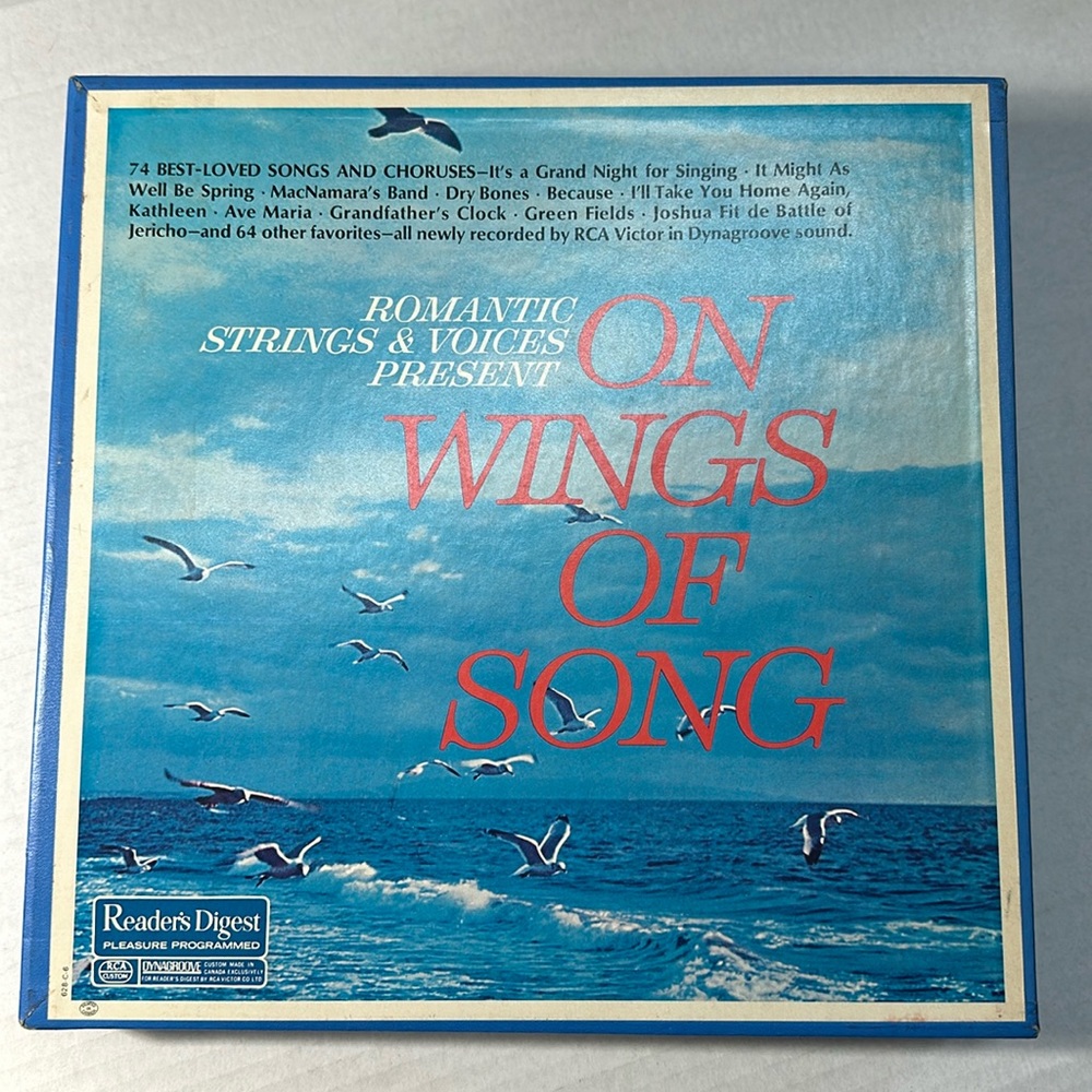 Romantic Strings And Voices Present On Wings Of Song 6 LP Box Set RCA Custom